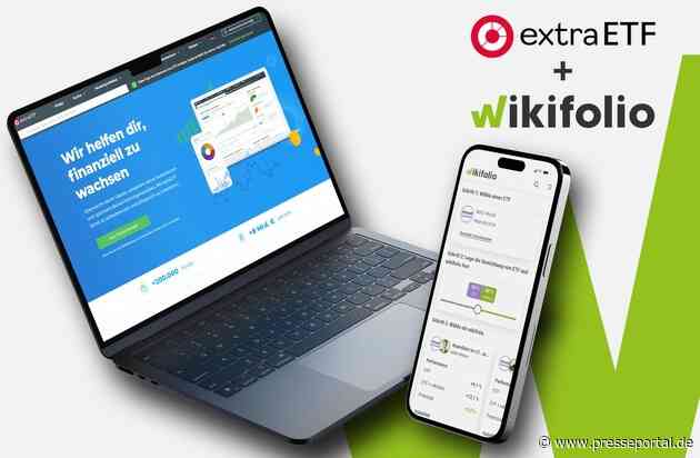 wikifolio und extraETF geben den offiziellen Start ihrer Partnerschaft bekannt - Mehr Transparenz und Risikominimierung für ETF-Anleger