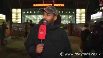 Shocking moment Man United supporter Flex is racially abused during live-stream on his channel outside Old Trafford - as Harry Maguire slams 'disgraceful' female fan