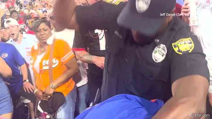 Disturbing videos show Florida deputies repeatedly punch fans at UF-Georgia game; sheriff's office investigating