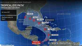 Hurricane warning issued as Storm Rafael heads for the US