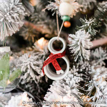 How to Make PVC Pipe Snowman Ornaments