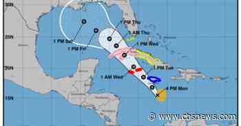 Tropical Storm Rafael forms in the Caribbean, expected to further strengthen