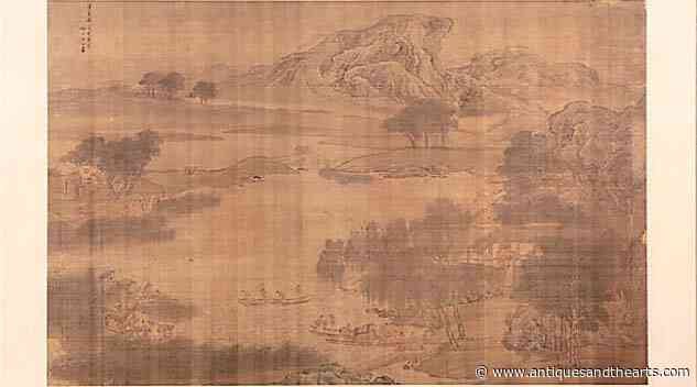 Monumental Seventeenth Century Chinese Landscape Leads At Material Culture