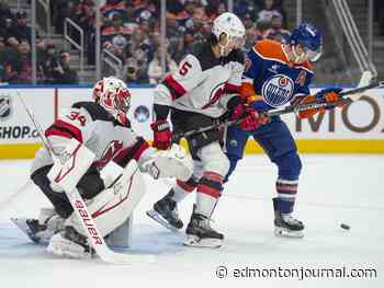 Edmonton Oilers blanked 3-0 by visiting New Jersey Devils