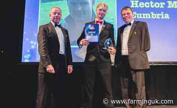 Cumbria farmer, 25, wins annual Young Farmer of Year award