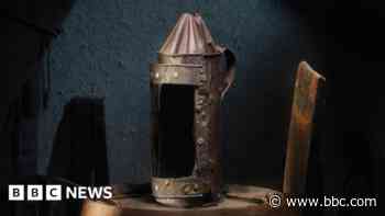 Guy Fawkes's lantern on display