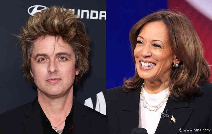 Green Day’s Billie Joe Armstrong urges fans to vote for Kamala Harris: “Trump has got to go”