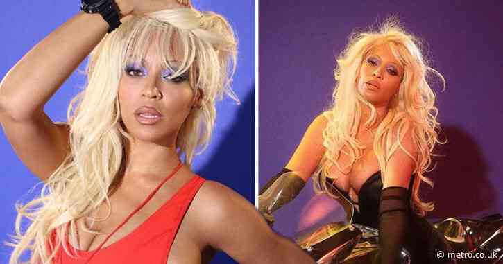 Beyonce finally drops the visuals after transforming into iconic 90s blonde bombshell