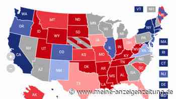 Karte zu US-Wahl-Ergebnissen: So stimmen die Bundesstaaten ab