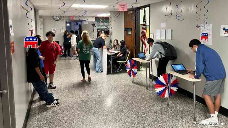 Schools embrace Election Day lessons, while 12th graders head to the polls for real