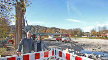 Rohre durch die Isar: „Eine wahnsinnig schöne Baustelle“