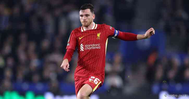 Liverpool draw up three-man shortlist to replace Andy Robertson in January transfer window