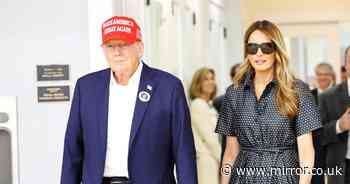 US election: Melania Trump breaks cover to be with husband Donald as voters go to polls