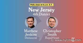 New Jersey Fourth Congressional District Election Results 2024: Smith vs. Jenkins