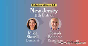 New Jersey 11th Congressional District Election Results 2024: Sherrill vs. Belnome