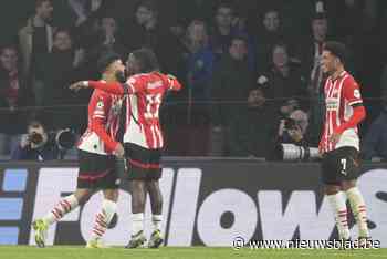 VIDEO. Een Belgische goal, rood na fout op Noa Lang en grote misser: PSV pakt eerste zege in Champions League