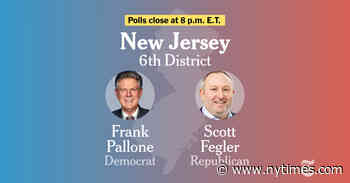 New Jersey Sixth Congressional District Election Results 2024: Pallone vs. Fegler