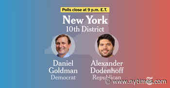 New York 10th Congressional District Election Results 2024: Goldman vs. Dodenhoff