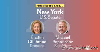 New York U.S. Senate Election Results 2024: Gillibrand vs. Sapraicone