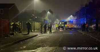 Bonfire Night chaos as up to 30 youths pelt police officers with fireworks