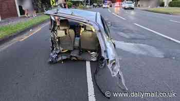 Car snaps following horror crash in Baulkham Hills