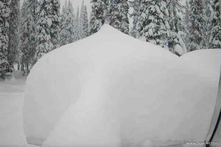 November Powder Buries Canadian Ski Resort