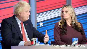 Former British prime minister Boris Johnson tells Stormy Daniels he WOULD leave his children with Donald Trump as pair clash on TV