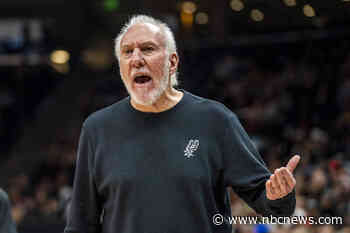 Spurs coach Gregg Popovich out indefinitely with health issue