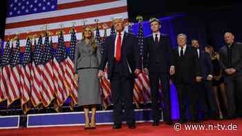 Auftritt vor Anhängern: Donald Trump erklärt sich zum Wahlsieger