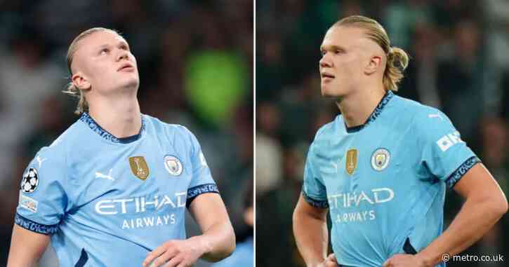 Arsenal fans mock Erling Haaland and tell Man City star to ‘stay humble’ after penalty miss