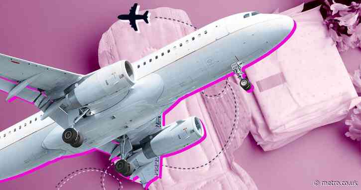 Airlines offer perfume, headphones and blankets for free, so why not pads and tampons?