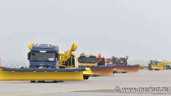 Flughafen München probt den Winter-Einsatz: Erst der Pflug, dann der Flug