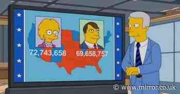 The Simpsons predicted US 2024 election map with eerie accuracy in the year 2000