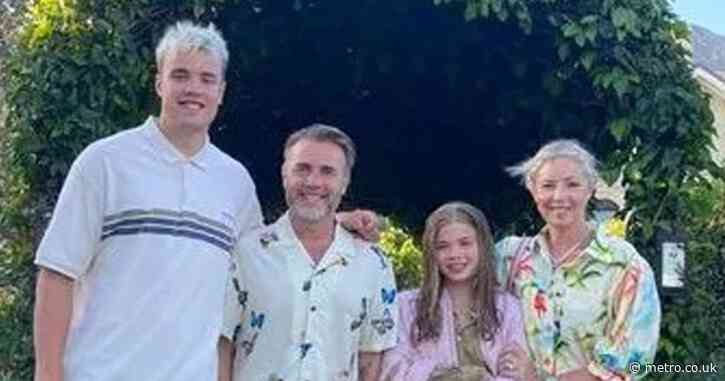 Celebrities with kids who tower over them like Gary Barlow’s son Daniel