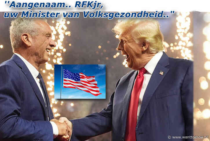 Robert Kennedy jr. als VS-minister Gezondheidszorg..!!