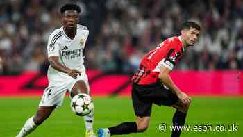 Source: Madrid woe as Tchouaméni out for month