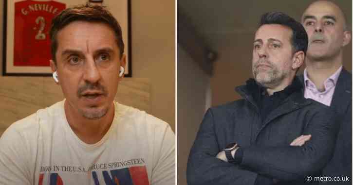 Gary Neville says ‘something doesn’t smell right’ over Edu’s ‘startling’ Arsenal exit