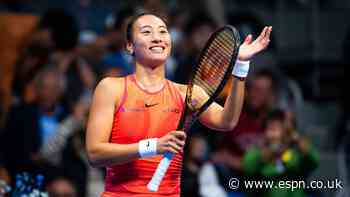 Zheng routs Paolini, makes semis at WTA Finals