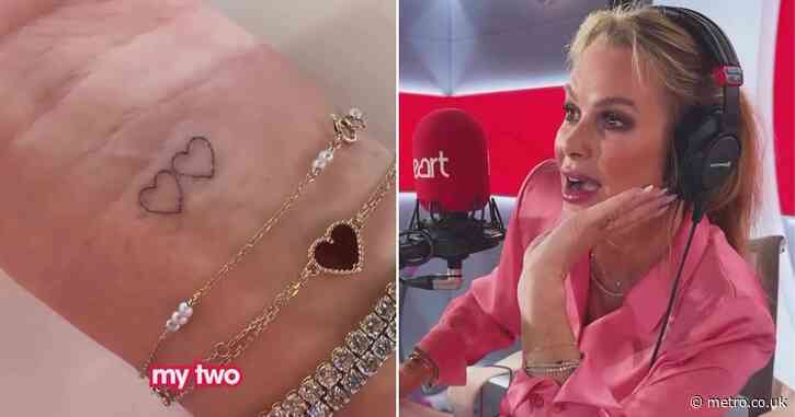 Amanda Holden reveals her first tattoo after girls’ holiday but her husband isn’t impressed