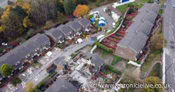 New pictures show scale of devastation at blast scene as three manslaughter suspects held