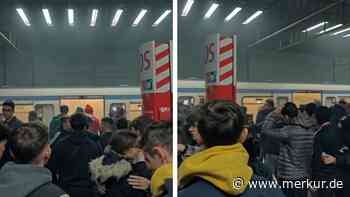 Vor Bayern-Spiel gegen Benfica: Brennt hier eine Münchner U-Bahn?