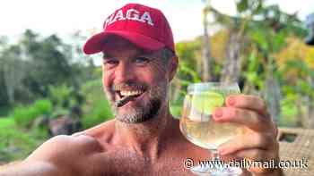 Disgraced celebrity chef Pete Evans goes shirtless and dons MAGA cap to gloat over Donald Trump's election win