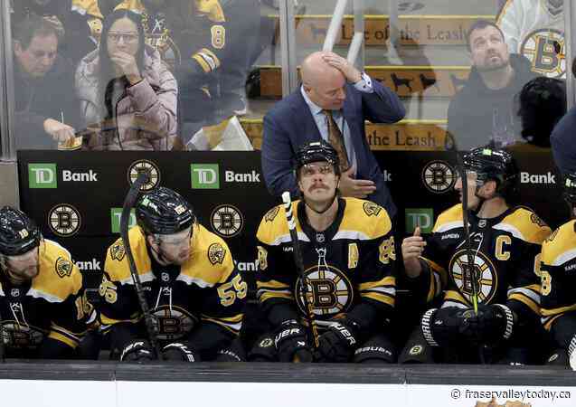 Used to fast starts, stumbling Boston Bruins in unfamiliar territory