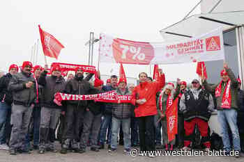 FSB-Mitarbeiter starten Warnstreik in Brakel