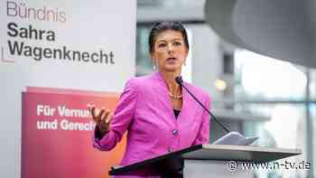 Wagenknecht wettert gegen Scholz: Plan des Kanzlers ist "politische Insolvenzverschleppung"