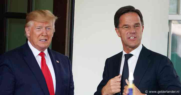 Navo-baas Mark Rutte mocht Trump als tweede feliciteren: zijn missie is Trump bij de Navo houden