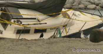 Numerous boats run aground following windstorm in Vancouver