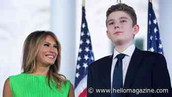 Donald Trump reveals how 6 '7' son Barron got so tall