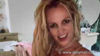 Britney Spears does very cheeky dance in nightie after revealing how she found 'her real body'