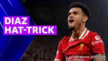 Watch Diaz's brilliant Liverpool hat-trick